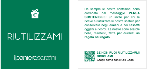 Tagliandino 5x5 cm Riutilizzami Pensa Sostenibile